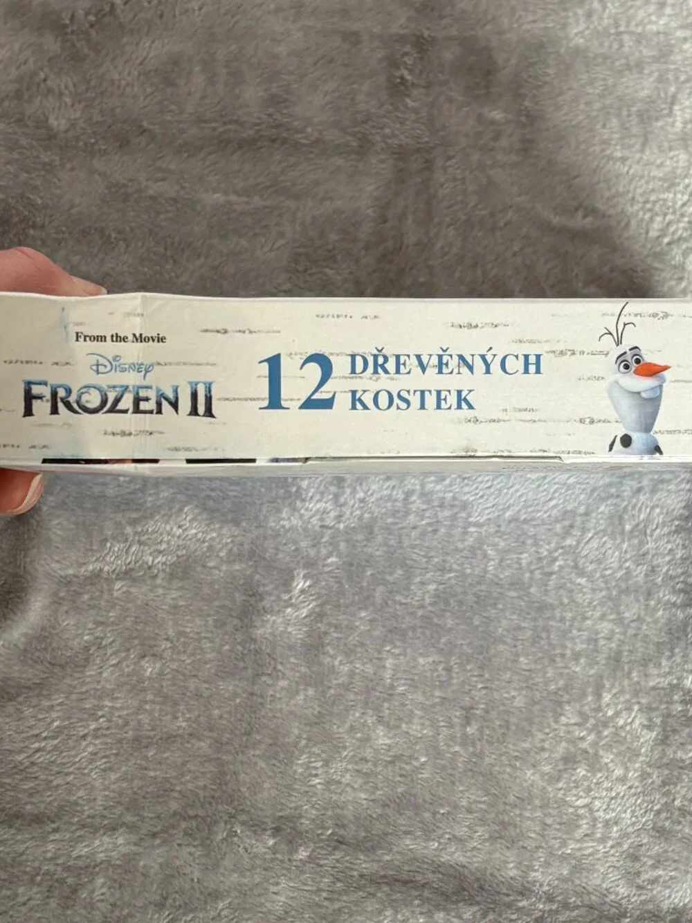 Disney Frozen 2 Wooden Cubes Blocks Puzzle Boxed Set Sealed Kids Made Czech Dino